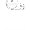 Раковина GEBERIT VARIFORM 48 см 500.750.01.2